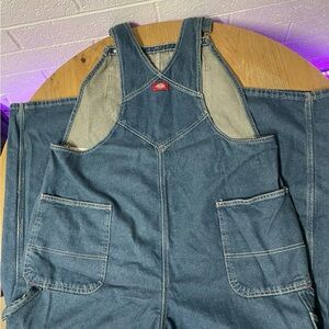 Men's Denim Overalls with Pockets